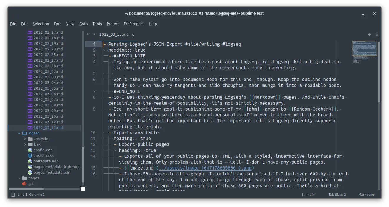 the raw Logseq Markdown for this page the raw Logseq Markdown for this page
