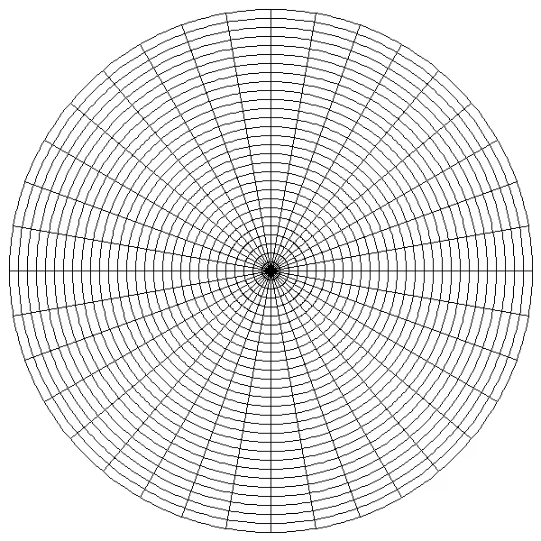 Generated circle template