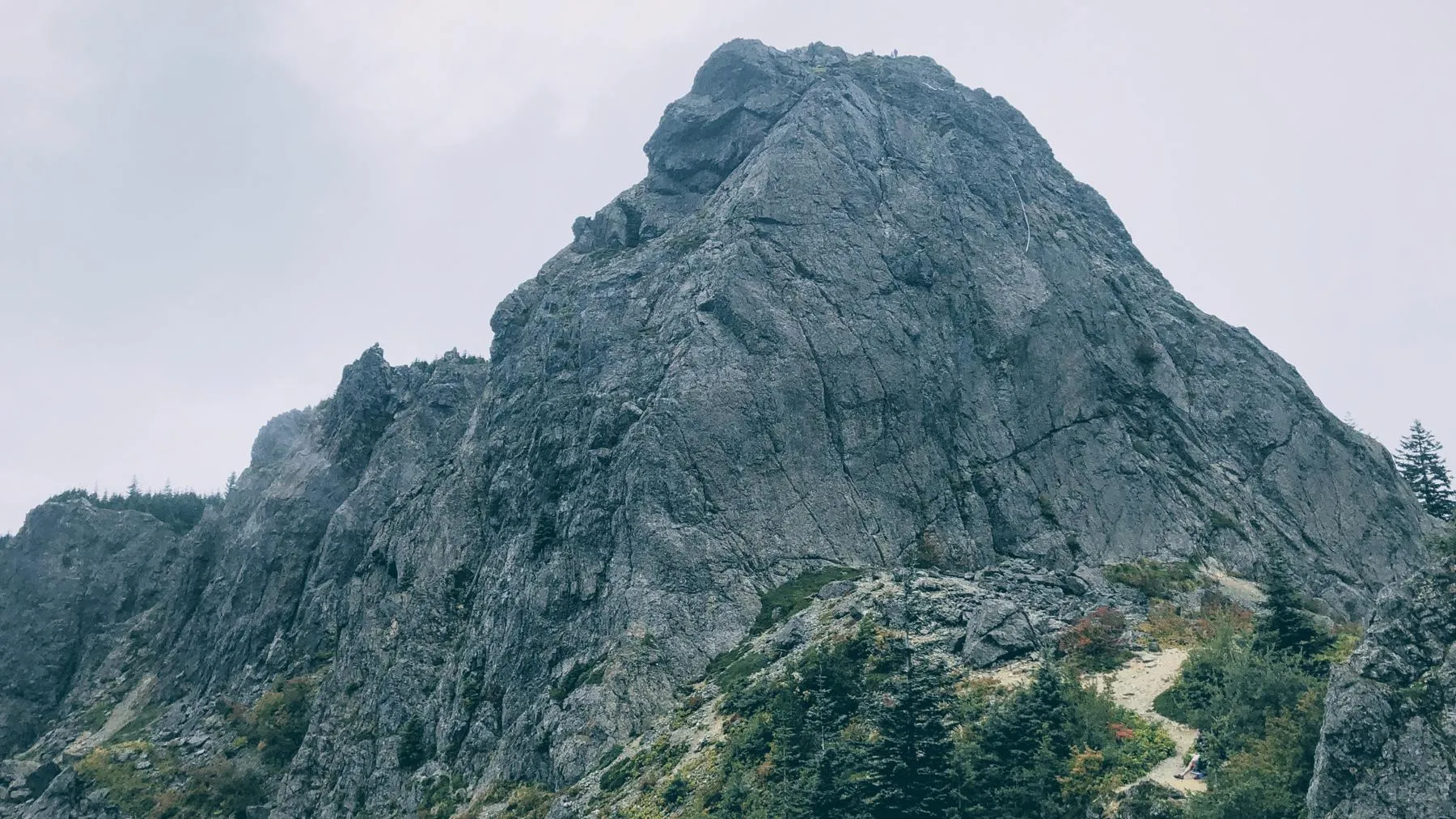 The Haystack, Si's true summit rocky peak