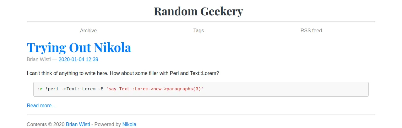 screenshot with truncated post content