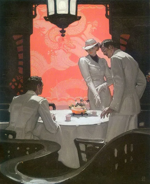 "Red" by Mead Schaeffer